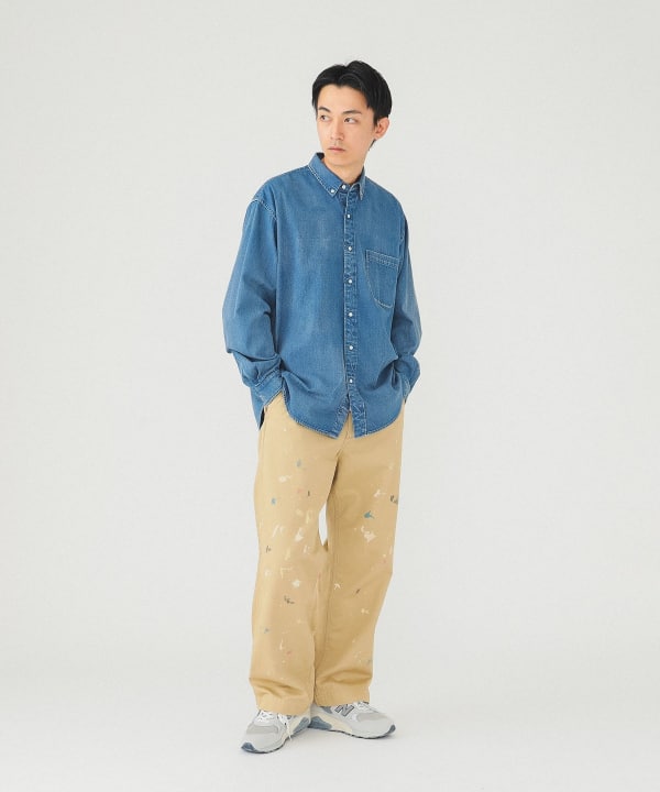 90s- LEVI'S リーバイス ボタンダウンシャツ シルバーレーベル