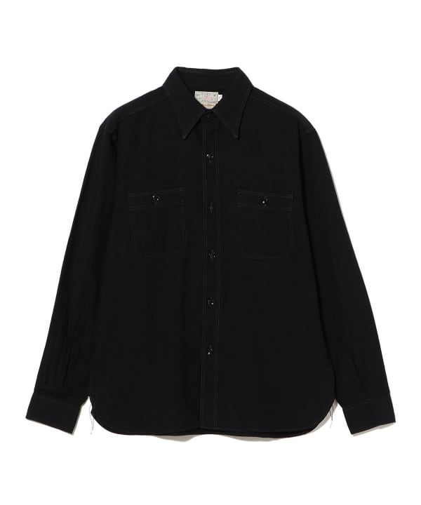 BUZZ RICKSON'S / WILLIAM GIBSON COLLECTION BLACK CHAMBRAY WORK SHIRTS