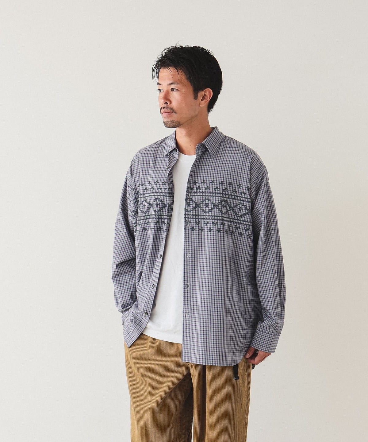 BEAMS（ビームス）ノルディック チェック シャツ（シャツ