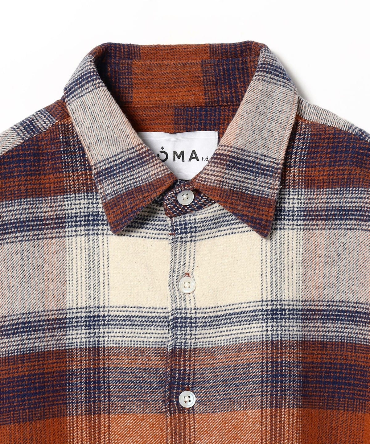 BEAMS（ビームス）NOMA t.d. / OMBRE PLAID SHIRT（シャツ・ブラウス