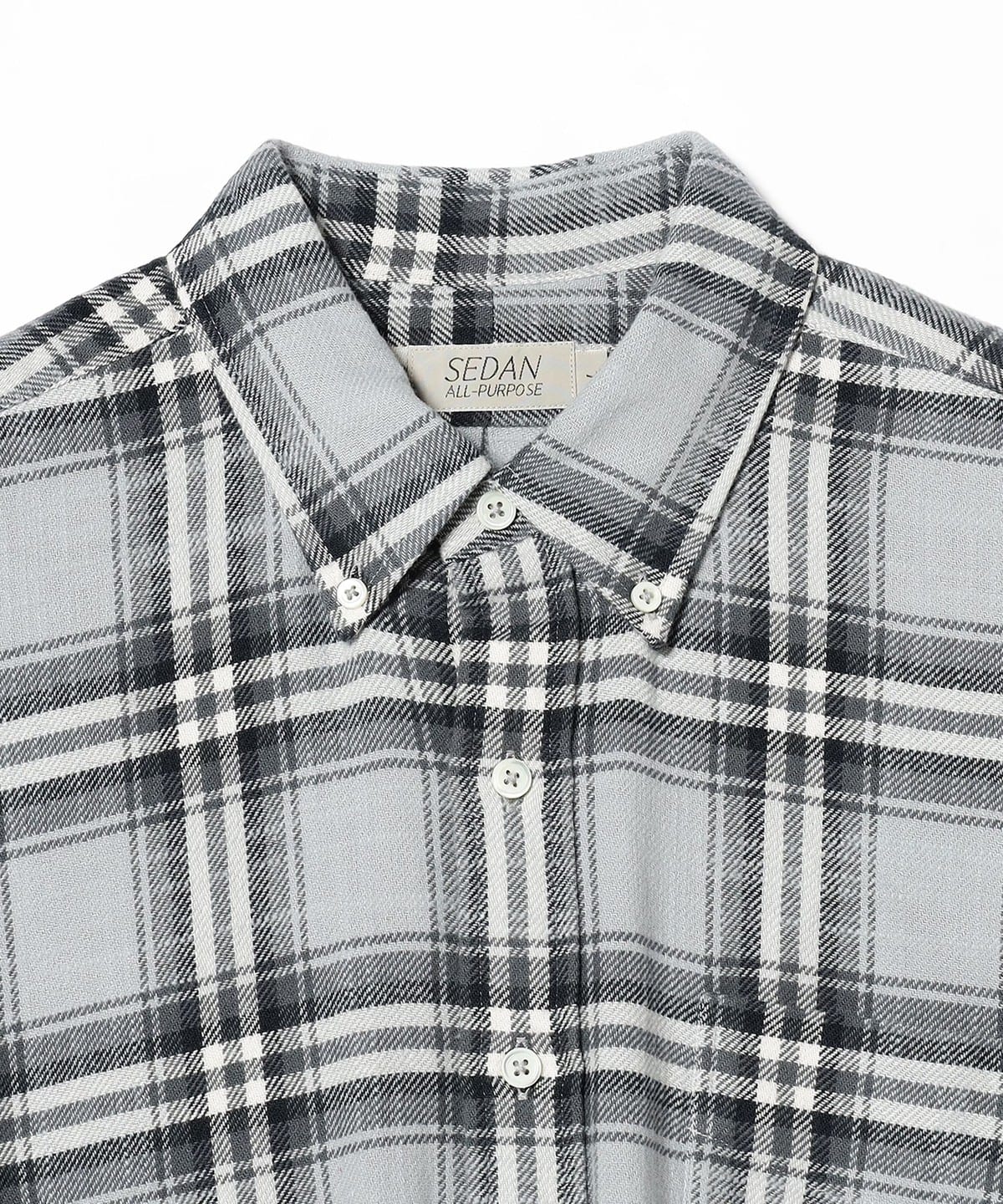 BEAMS（ビームス）SEDAN ALL-PURPOSE / TWILL PLAID BIG BD SHIRT