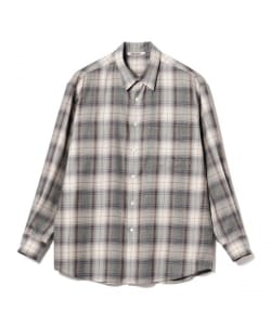 ▲AURALEE / Super Light Wool Check Shirt