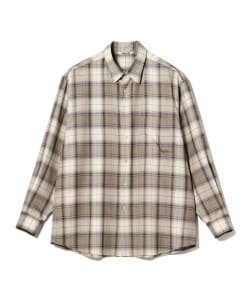 ▲AURALEE / Super Light Wool Check Shirt