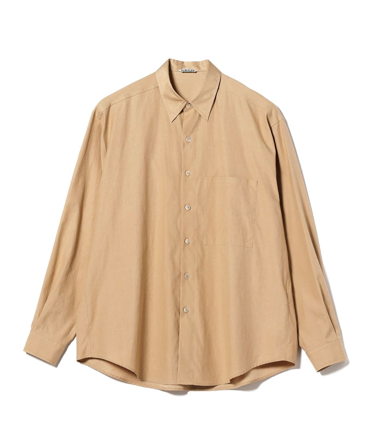 AURALEE  WASHED FINX TWILL BIG SHIRTS