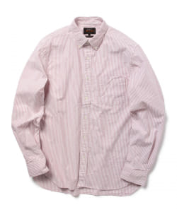 ▲BEAMS PLUS / オックスフォード ストライプ ボタンダウンシャツ
