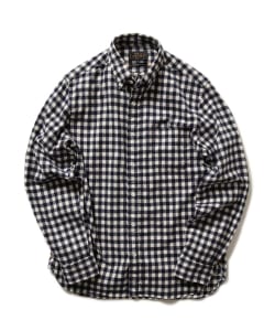 ▲BEAMS PLUS / ギンガムチェック ボタンダウンシャツ