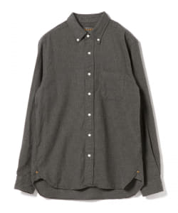 ▲BEAMS PLUS / ハウンドトゥース ボタンダウンシャツ