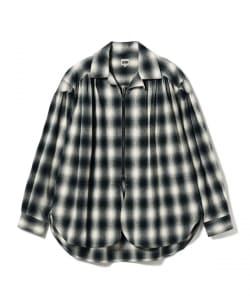 ▲AiE / Painter Z Shirt - Cotton Ombre Plaid