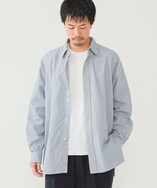 BEAMS（ビームス）スリット ミニレギュラーカラー シャツ