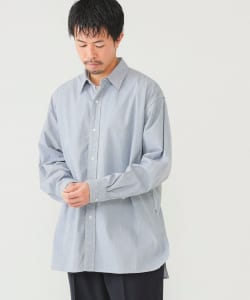 【予約】BEAMS / スリット ミニレギュラーカラー シャツ