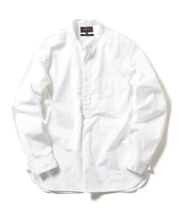 ▲BEAMS PLUS / ブロード バンドカラー プルオーバーシャツ