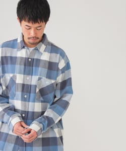 チェック 微起毛ネルシャツ