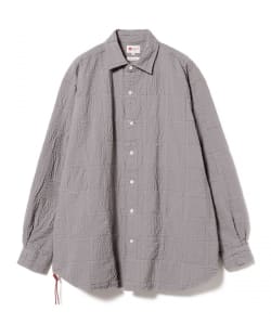 ▲BEAMS JAPAN / パッチワーク ミニレギュラーカラー シャツ