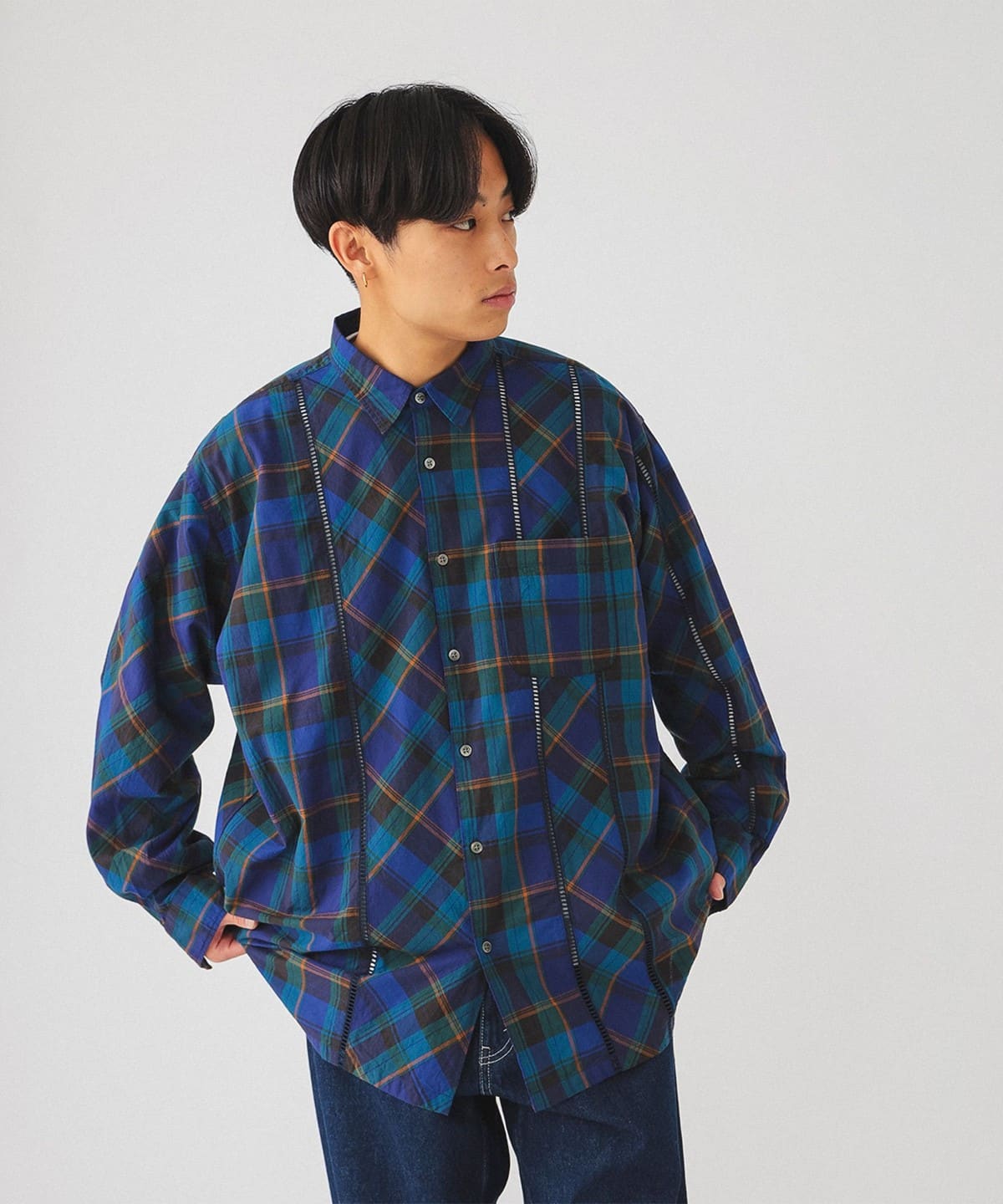 BEAMS（ビームス）スイッチングシャツ（シャツ・ブラウス
