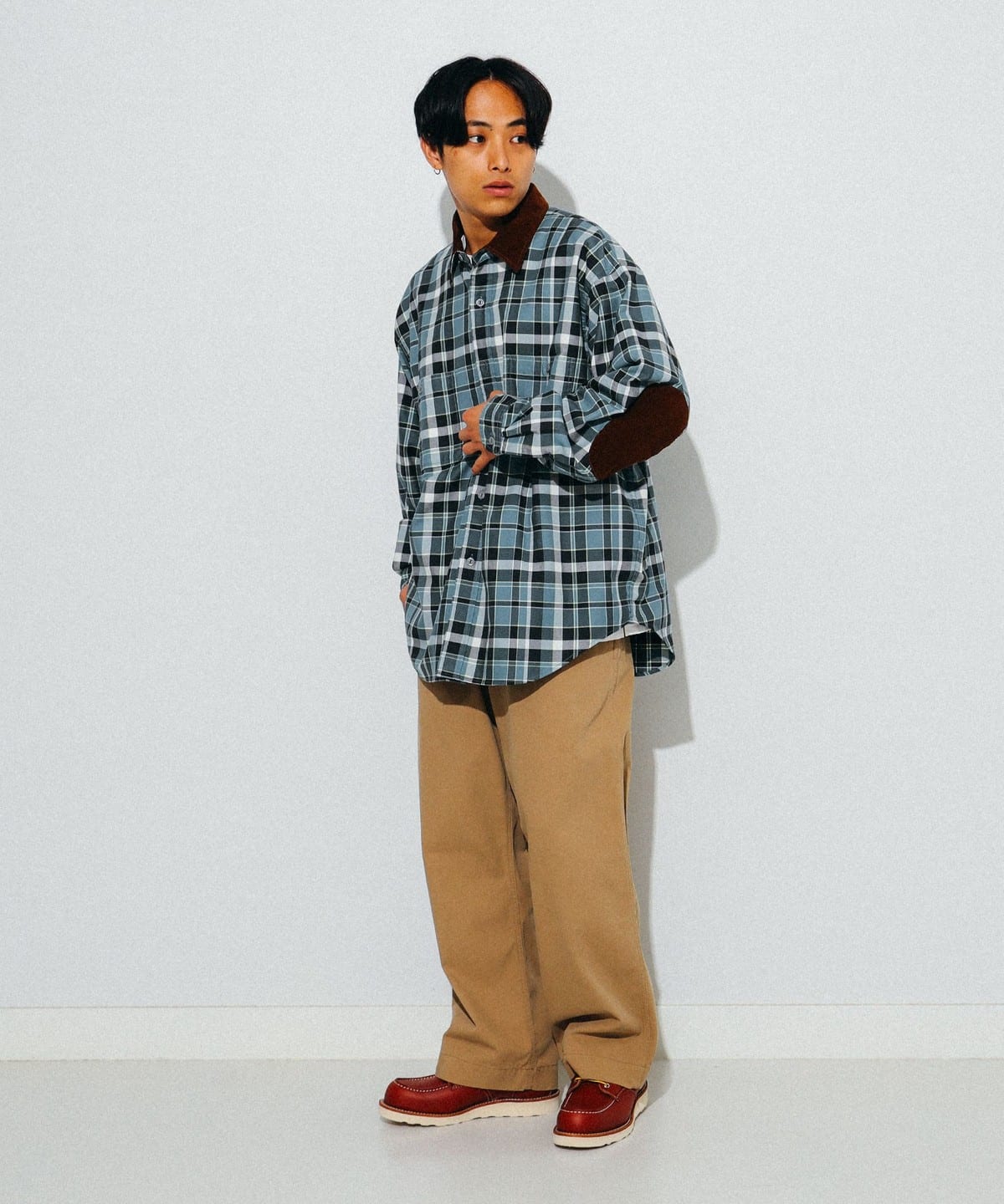 BEAMS Check Work Shirt (Shirts, Blouses BEAMS Casual Shirts