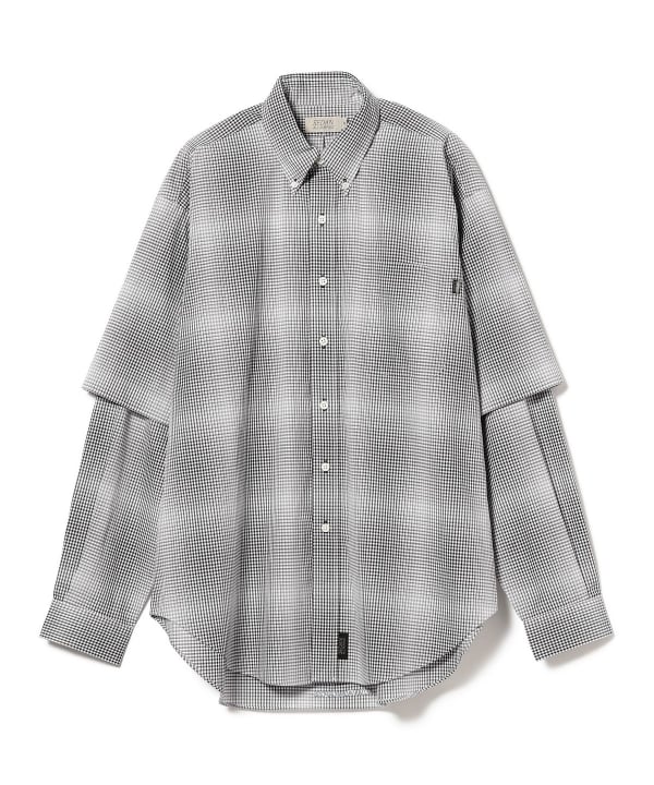 BEAMS（ビームス）SEDAN ALL-PURPOSE / DETACHABLE SHADOW PLAID BD SHIRT（シャツ・ブラウス  カジュアルシャツ）通販｜BEAMS