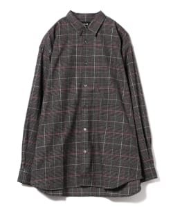 ▲BEAMS / チェック柄 レギュラーカラー シャツ