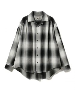 AiE / PAINTER SHIRT - COTTON BOILED CLOTH / OMBRE PLAID