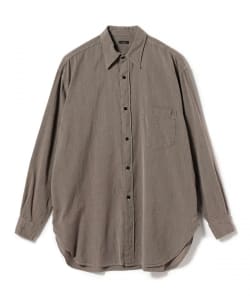 ▲COMOLI / ヨリ杢 ワークシャツ