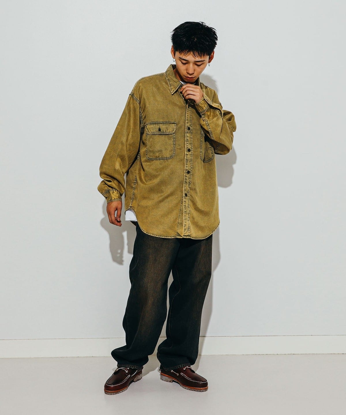 SSZ 2WAY ワークシャツ BEAMS 中古・古着通販】SSZ (エスエスズィー) A.H (エーエイチ) BEAMS