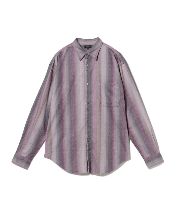 BEAMS（ビームス）フェード ストライプ プリント シャツ（シャツ