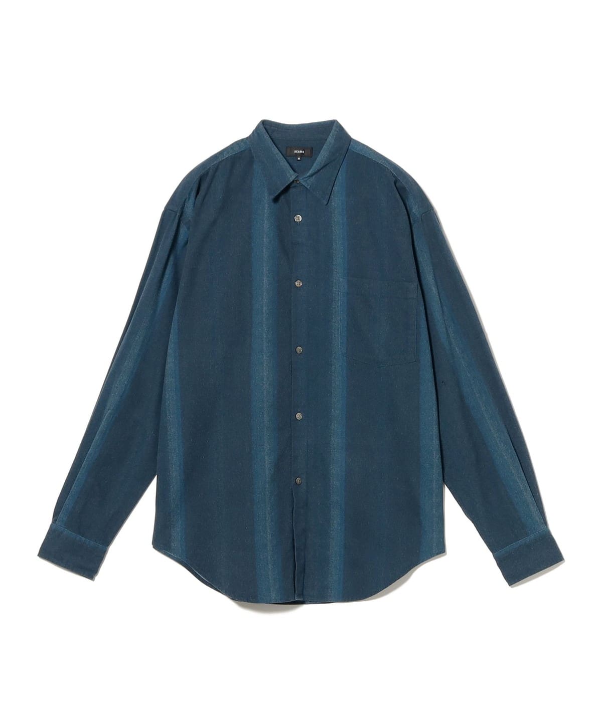 【BROWN】フェード ストライプ プリント シャツ BEAMS（ビームス）フェード ストライプ プリント シャツ（シャツ