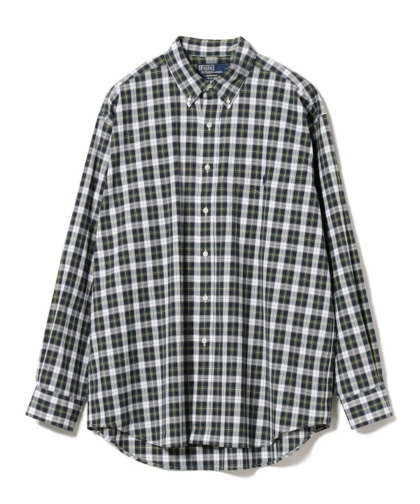 BEAMS（ビームス）POLO RALPH LAUREN / Big Fit Plaid Oxford Shirt