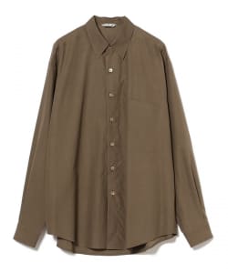 ▲AURALEE / WASHED FINX TWILL BIG SHIRT