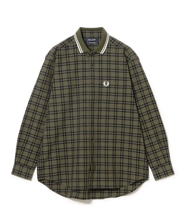 BEAMS（ビームス）【別注】FRED PERRY / リブカラー シャツ（シャツ・ブラウス カジュアルシャツ）通販｜BEAMS