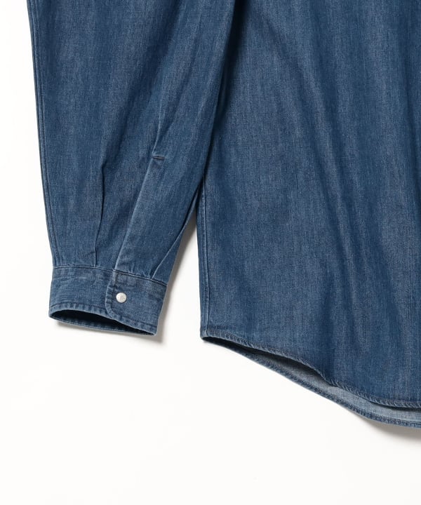 BEAMS JAPAN BEAMS JAPAN Aged Denim Shirt (Shirts, Blouses