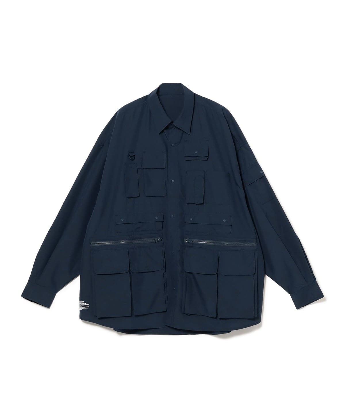 FreshServise / MINOTECH TAFFETA TACTICAL POCKET L/S SHIRT シャツ・ブラウス MEN NAVY M FreshServise / MINOTECH TAFFETA TACTICAL POCKET L/S SHIRT シャツ・ブラウス MEN NAVY M
