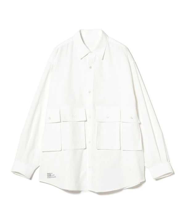 BEAMS FreshService / DRY OXFORD FLAP POCKET L/S SHIRT (BEAMS