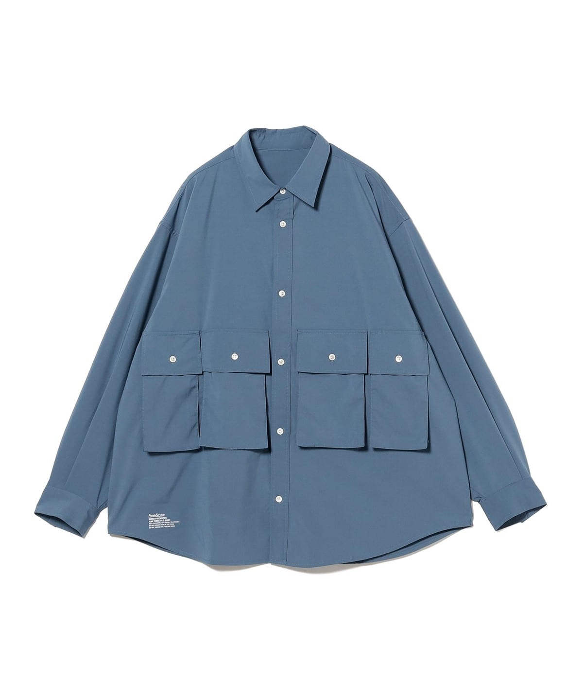 FreshService フレッシュサービス / MICRO TYPEWRITER FLAP POCKET SHIRT シャツ・ブラウス MEN BLUE M FreshService フレッシュサービス / MICRO TYPEWRITER FLAP POCKET SHIRT シャツ・ブラウス MEN BLUE M