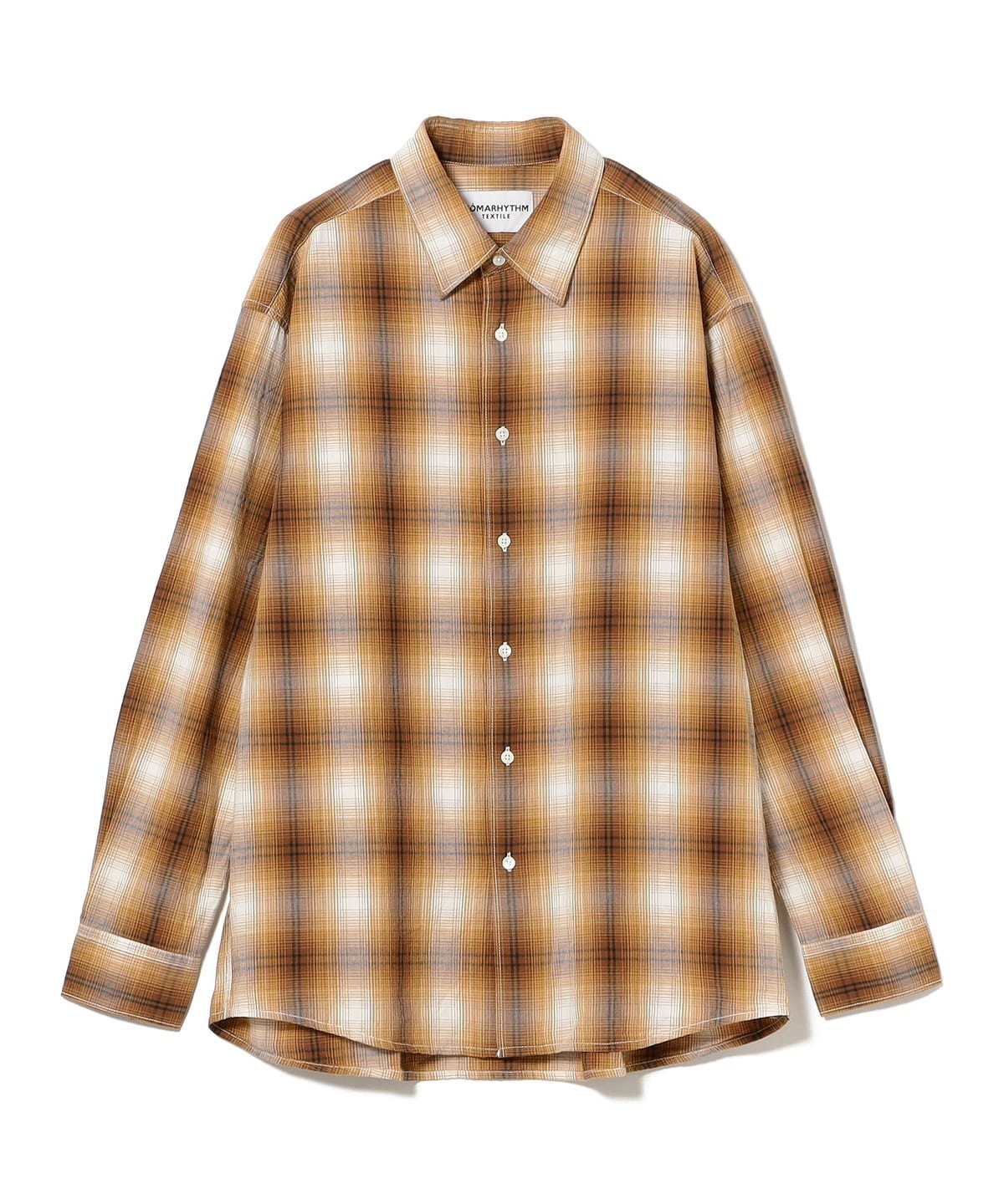 NOMARHYTHM TEXTILE / Ombre Plaid Shirt シャツ・ブラウス MEN Brown 3 NOMARHYTHM TEXTILE / Ombre Plaid Shirt シャツ・ブラウス MEN Brown 3