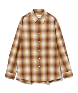 NOMARHYTHM TEXTILE / Ombre Plaid Shirt
