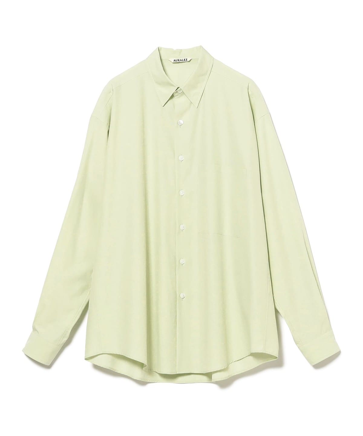 AURALEE オーラリー / WASHED FINX TWILL BIG SHIRT シャツ・ブラウス MEN LIGHT GREEN 4 AURALEE オーラリー / WASHED FINX TWILL BIG SHIRT シャツ・ブラウス MEN LIGHT GREEN 4