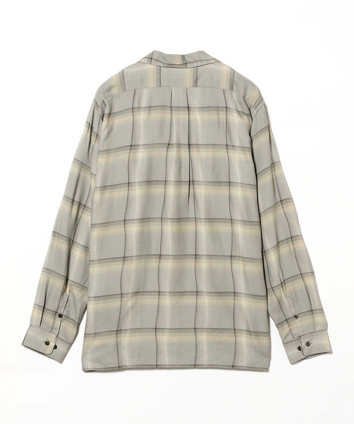 BEAMS(ビームス)SUGERHILL / OMBRE PLAID OPEN COLLAR SHIRTS BEAMS(ビームス)SUGERHILL / OMBRE PLAID OPEN COLLAR SHIRTS