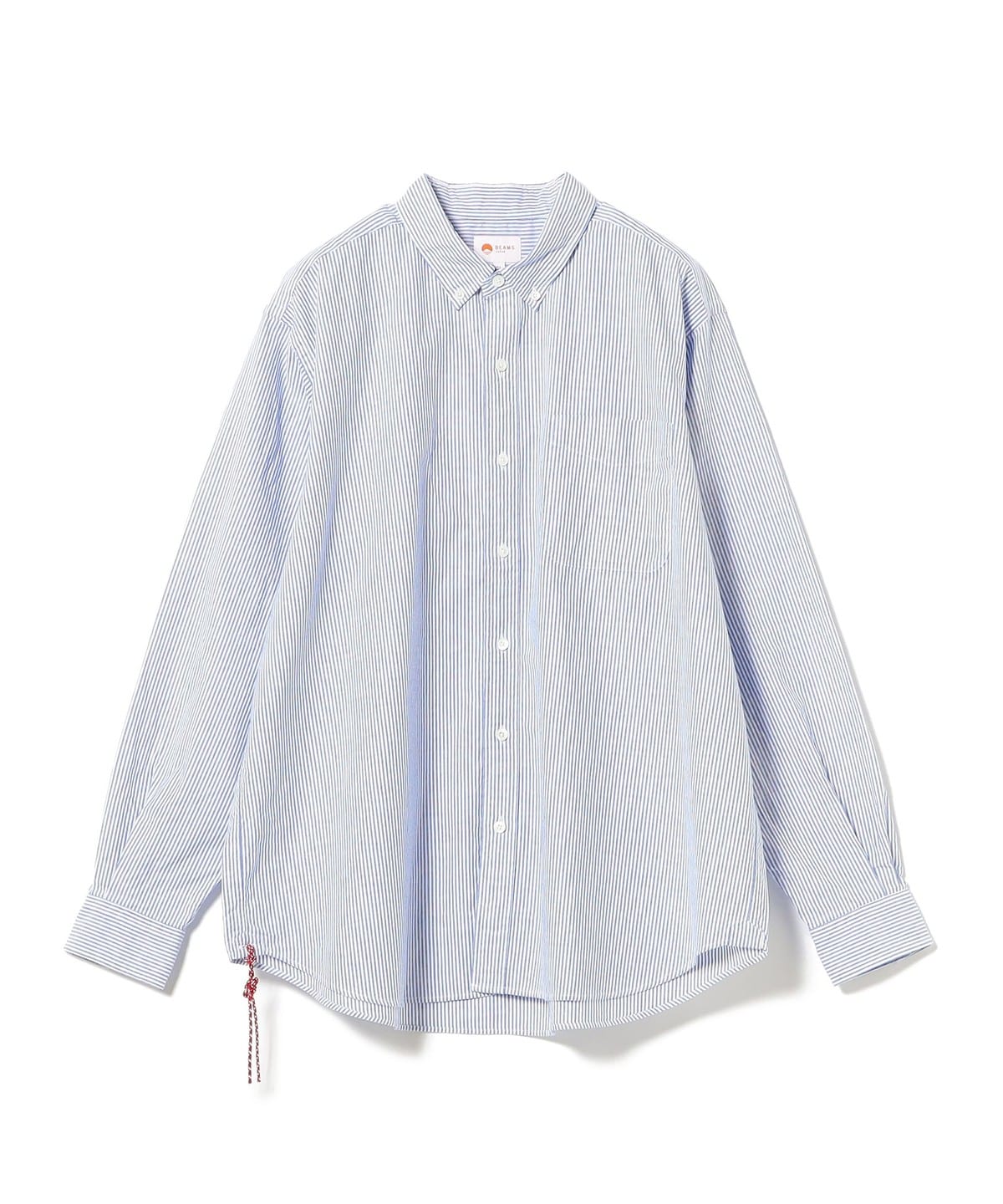 ワイドフィット ボタンダウン シャツ シャツ・ブラウス BLUE ST XL ワイドフィット ボタンダウン シャツ シャツ・ブラウス BLUE ST XL