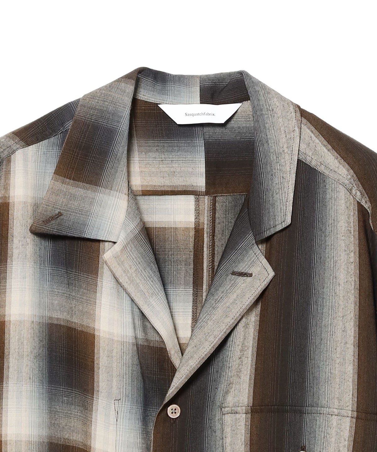 BEAMS（ビームス）SASQUATCHFABRIX. / ASYMMETRY COLLAR SHIRT（シャツ