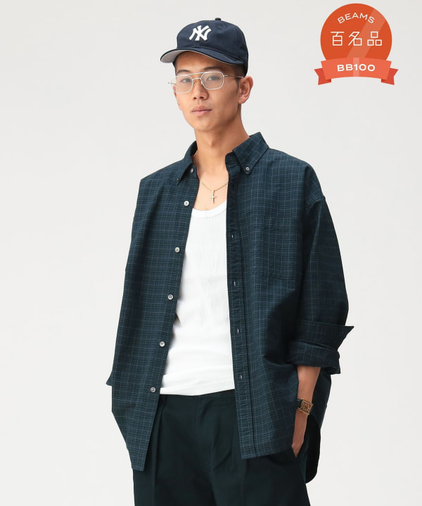 BEAMS（ビームス）ヘビーオックスフォード ボタンダウンシャツ（シャツ