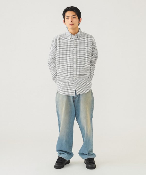 BEAMS Heavy Oxford Button BEAMS Down Shirt (Shirts, Blouses