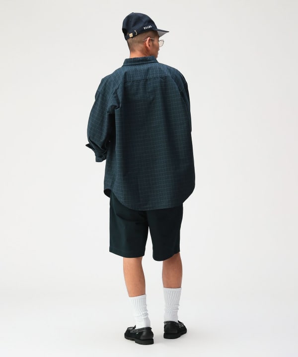 ヘビーオックスフォード ボタンダウンシャツ Model：179cm Size：L