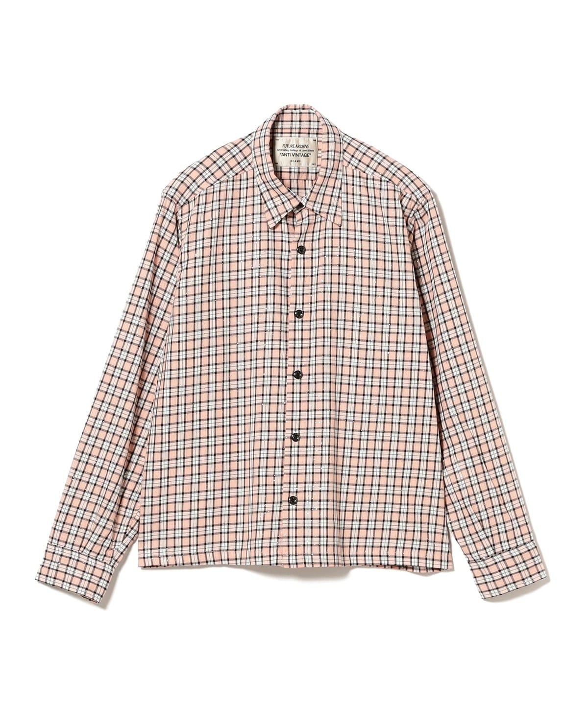 FUTURE ARCHIVE / GLITTER NELCHECK SHIRT シャツ・ブラウス MEN ORANGE XL FUTURE ARCHIVE / GLITTER NELCHECK SHIRT シャツ・ブラウス MEN ORANGE XL