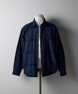 【ショップ限定商品】『the A』 / Indigo Check Mini Regular Collar Shirt