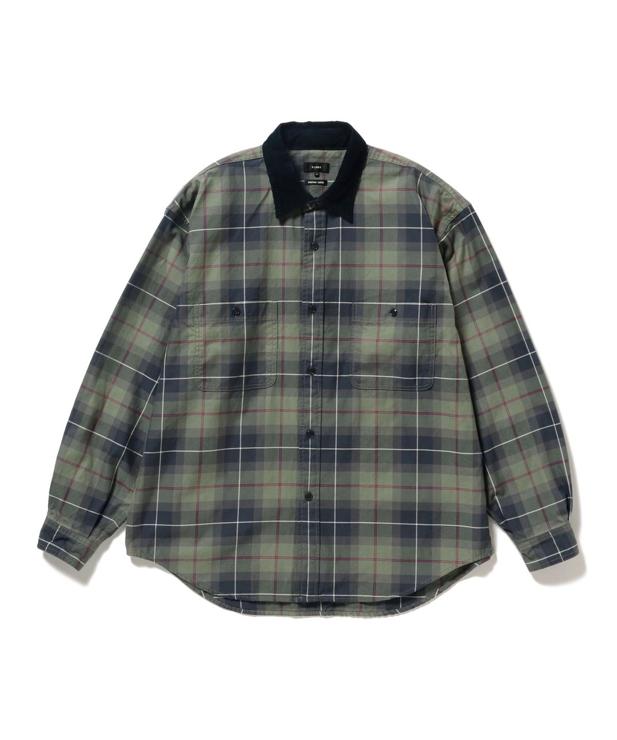 チェック ワークシャツ シャツ・ブラウス MEN OLIVE L チェック ワークシャツ シャツ・ブラウス MEN OLIVE L