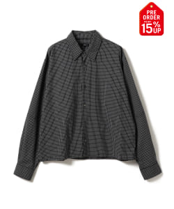 【+15%ポイントUP】ショート スリットシャツ