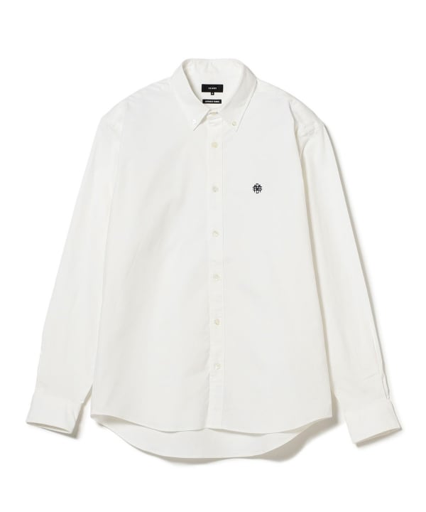 BEAMS（ビームス）ストレッチ オックスフォード ミニボタン