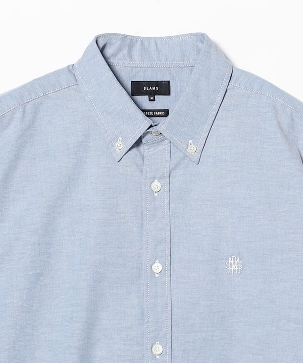 BEAMS（ビームス）ストレッチ オックスフォード ミニボタン