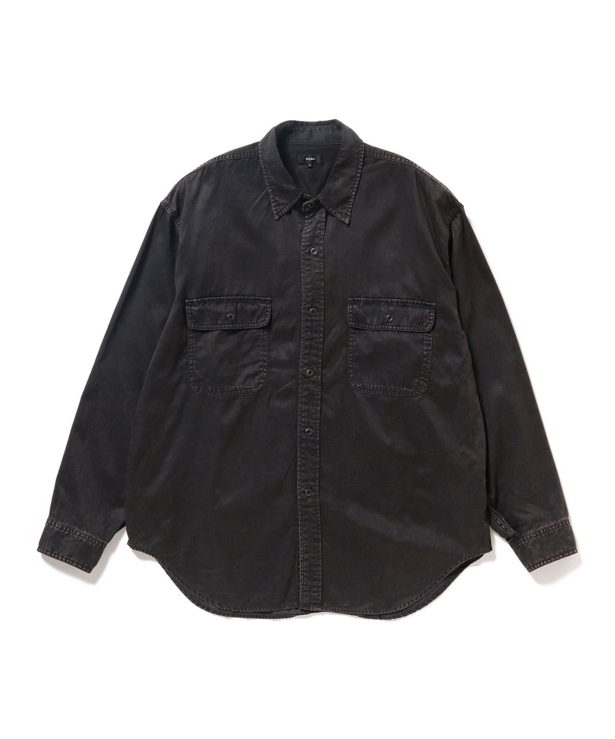 フェード ワークシャツ シャツ・ブラウス MEN SOFT BLACK L フェード ワークシャツ シャツ・ブラウス MEN SOFT BLACK L