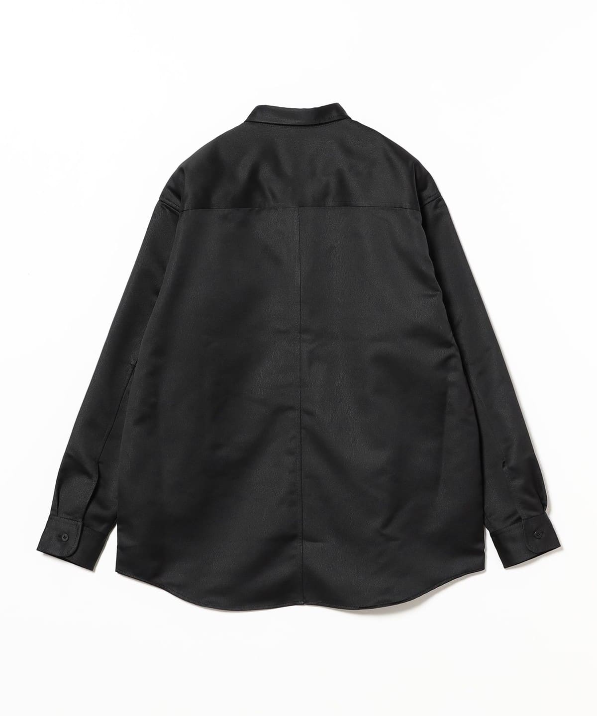 BEAMS（ビームス）リラックスフィット レザールック シャツ（シャツ